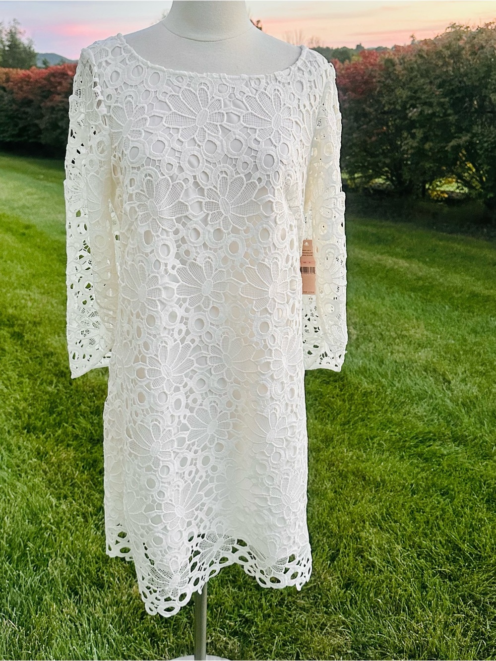 Nanette Lepore Spring Bloom White Dress